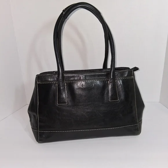 Coach Black Satchel Bag - Picture 4 of 14
